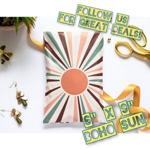 100 Boho Sun 6x9 Poly Mailers